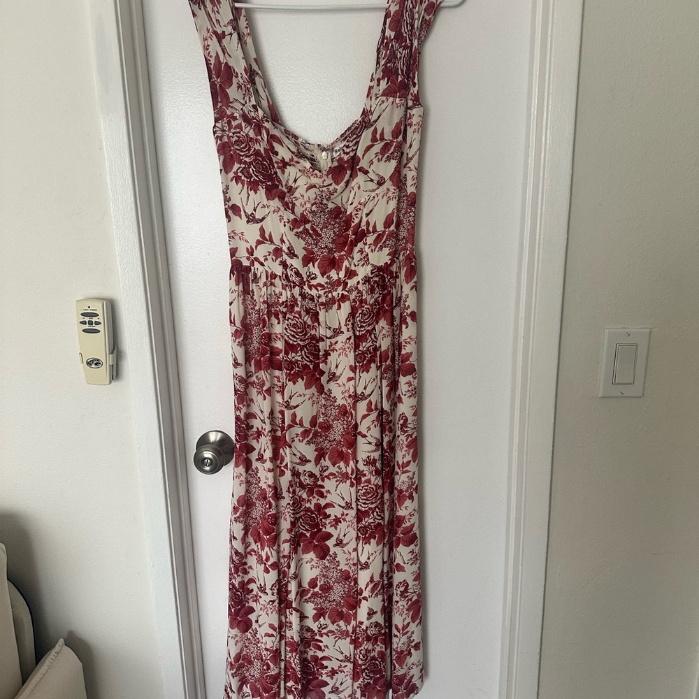 Reformation Violet Dress Color: Toile De Jouy